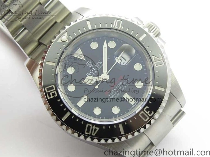 MiroTime 0130 Upgraded Sea-Dweller 2017 Baselworld 126600 Noob 1:1 Best Edition 904L Steel Black Dial on SS Bracelet A3235 Clone V 3209